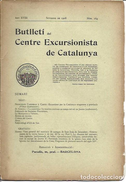 Livros em segunda m&atilde;o: VARIOS 7361: Butlleti del Centre Excursionista de Catalunya - VVAA