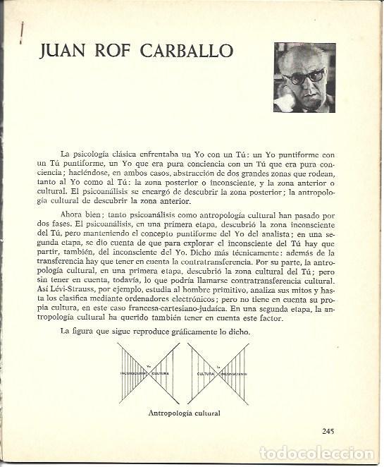 Libri di seconda mano: VARIOS 7382: Juan Rof Carballo - Salvador Paniker