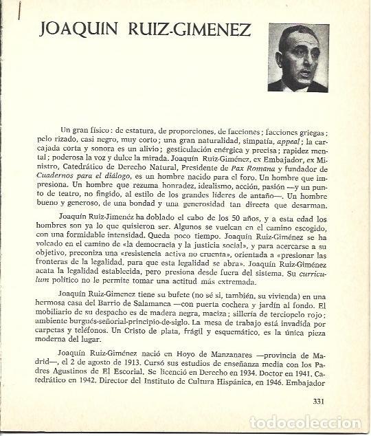 Libros: VARIOS 7387: Joaquin Ruiz-Gimenez - Salvador Paniker