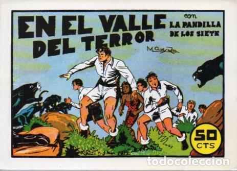 Libros: V10221 Facsimil: La Pandilla de los Siete numero 22. En el Valle del Terror - Miquel Quesada