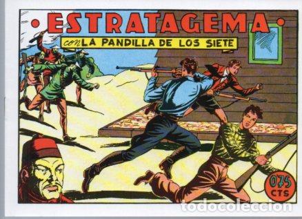 Libros: V10243 Facsimil: La Pandilla de los Siete numero 55. Estratagema - Miquel Quesada