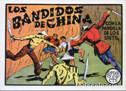 Libros: V10241 Facsimil: La Pandilla de los Siete numero 51. Los Bandidos de Cjhina - Miquel Quesada