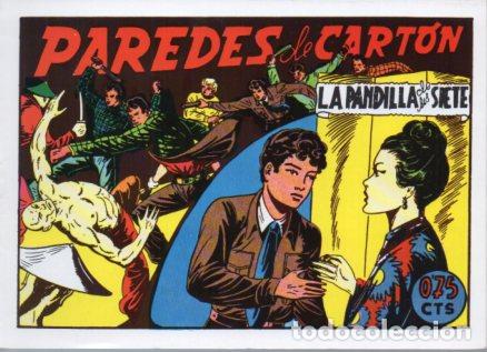 Libros: V10251 Facsimil: La Pandilla de los Siete numero 57. Paredes de Carton - Miquel Quesada