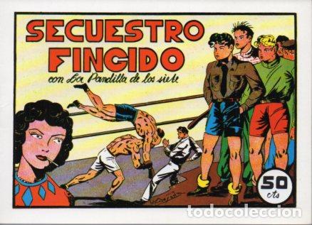 Libros: V10258 Facsimil: La Pandilla de los Siete numero 19. Secuestro Fingido - Miquel Quesada
