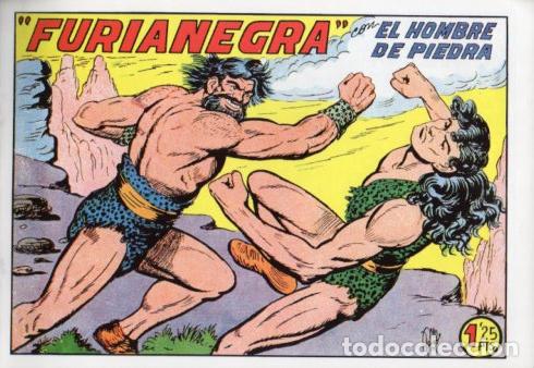 Libros: V10278 Facsimil: El Hombre de Piedra numero 140. Furia Negra - Manuel Gago
