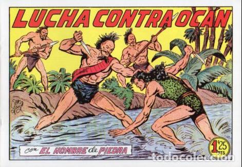 Libros: V10283 Facsimil: El Hombre de Piedra numero 135. Lucha contra Ocan - Manuel Gago