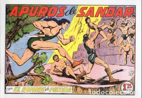 Libros: V10308 Facsimil: El Hombre de Piedra numero 109. Apuros de Sandar - Manuel Gago