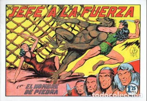 Libros: V10316 Facsimil: El Hombre de Piedra numero 101. Jefe a la Fuerza - Manuel Gago