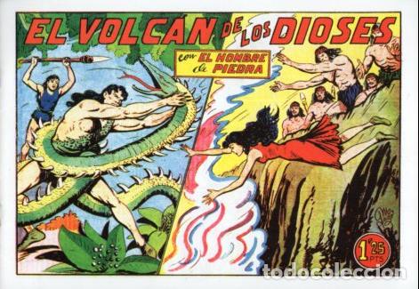 Libros: V10326 Facsimil: El Hombre de Piedra numero 91. El Volcan de los Dioses - Manuel Gago