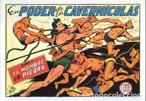 Libros: V10336 Facsimil: El Hombre de Piedra numero 81. En Poder de los Cavernicolas - Manuel Gago