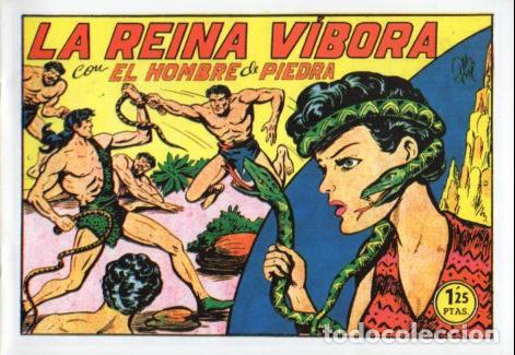 Libros: V10343 Facsimil: El Hombre de Piedra numero 74. La Reina Vivora - Manuel Gago
