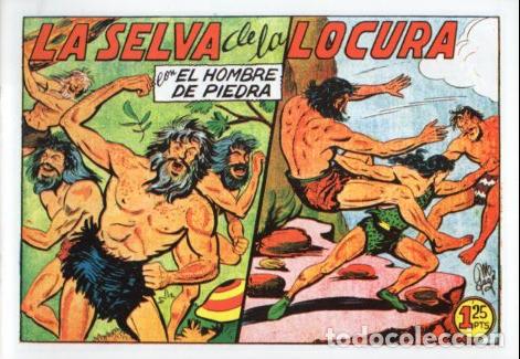 Libros: V10341 Facsimil: El Hombre de Piedra numero 76. La Selva de la Locura - Manuel Gago