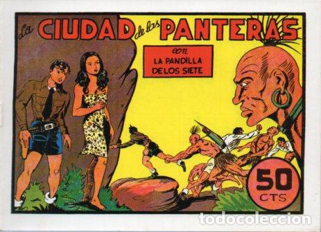 Libros: V10220 Facsimil: La Pandilla de los Siete numero 23. La Ciudad de las Panteras - Miquel Quesada