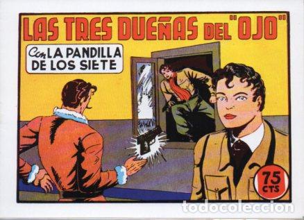 Libros: V10242 Facsimil: La Pandilla de los Siete numero 50. Las tres Due&ntilde;as del Ojo - Miquel Quesada