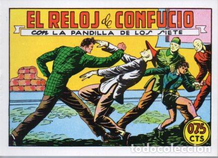 Libros: V10252 Facsimil: La Pandilla de los Siete numero 56. El Reloj de Confucio - Miquel Quesada