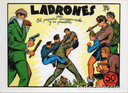 Libros: V10262 Facsimil: El Peque&ntilde;o Enmascarado y su Pandilla numero 6. Ladrones - Manuel Gago