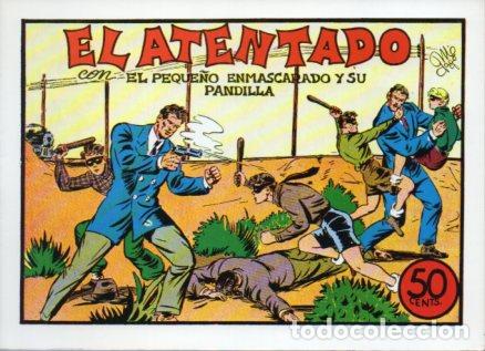 Libros: V10272 Facsimil: El Peque&ntilde;o Enmascarado y su Pandilla numero 12. El Atentado - Manuel Gago