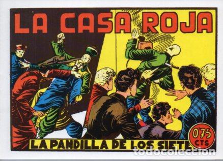 Libros: V10250 Facsimil: La Pandilla de los Siete numero 58. La Casa Roja - Miquel Quesada