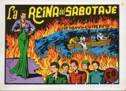 Libros: V10255 Facsimil: La Pandilla de los Siete numero 43. La Reina del Sabotaje - Miquel Quesada