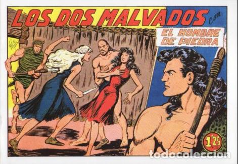 Libros: V10292 Facsimil: El Hombre de Piedra numero 125. Los Dos Malvados - Manuel Gago