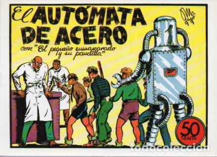 Libros: V10275 Facsimil: El Peque&ntilde;o Enmascarado y su Pandilla numero 8. El Automata de Acero - Manuel Gago