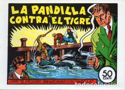 Libros: V10264 Facsimil: El Peque&ntilde;o Enmascarado y su Pandilla numero 4. La Pandilla contra El Tigre - Manuel