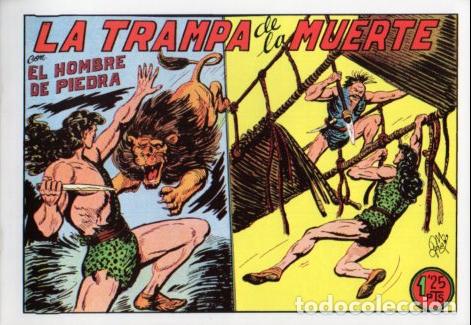 Libros: V10280 Facsimil: El Hombre de Piedra numero 138. La Trampa de la Muerte - Manuel Gago