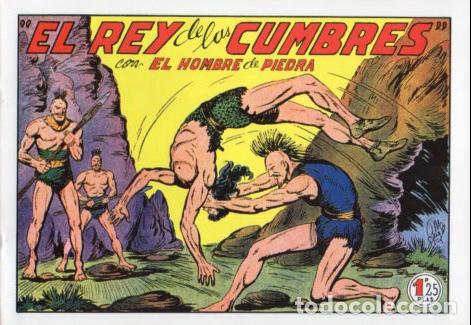 Libros: V10285 Facsimil: El Hombre de Piedra numero 133. El Rey de las Cumbres - Manuel Gago