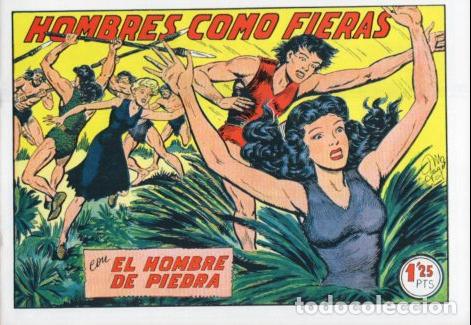 Libros: V10307 Facsimil: El Hombre de Piedra numero 110. Hombre como Fieras - Manuel Gago