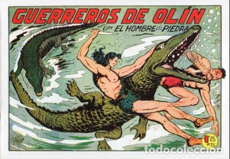 Libros: V10290 Facsimil: El Hombre de Piedra numero 137. Guerreros de Olin - Manuel Gago