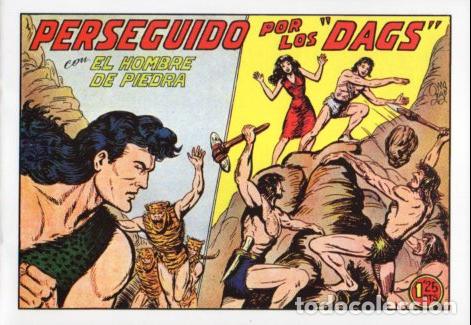 Libros: V10295 Facsimil: El Hombre de Piedra numero 122. Perseguido por los Dags - Manuel Gago