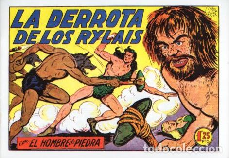Libros: V10322 Facsimil: El Hombre de Piedra numero 95. La Derrota de los Rylais - Manuel Gago