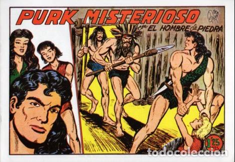 Libros: V10294 Facsimil: El Hombre de Piedra numero 123. Purk Misterioso - Manuel Gago