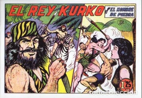 Libros: V10327 Facsimil: El Hombre de Piedra numero 90. El Rey Kurko - Manuel Gago