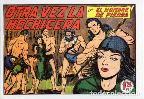 Libros: V10310 Facsimil: El Hombre de Piedra numero 107. Otra vez la Hechicera - Manuel Gago