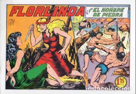 Libros: V10304 Facsimil: El Hombre de Piedra numero 113. Florlinda - Manuel Gago