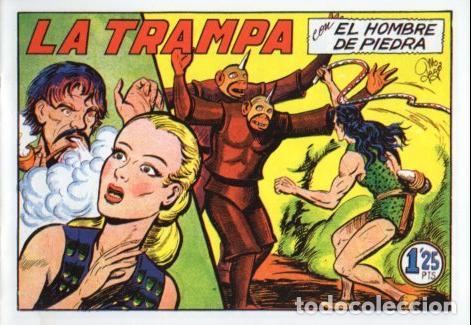 Libros: V10337 Facsimil: El Hombre de Piedra numero 80. La Trampa - Manuel Gago