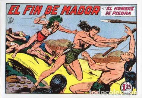 Libros: V10347 Facsimil: El Hombre de Piedra numero 129. El Fin de Mador - Manuel Gago