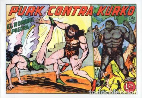 Libros: V10325 Facsimil: El Hombre de Piedra numero 92. Purk contra Kurko - Manuel Gago