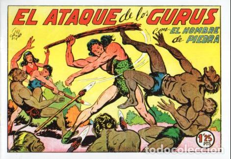 Libros: V10329 Facsimil: El Hombre de Piedra numero 88. El Ataque de los Gurus - Manuel Gago