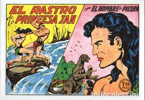 Libros: V10344 Facsimil: El Hombre de Piedra numero 73. El Rastro de la Princesa Jan - Manuel Gago