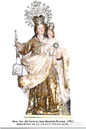 Libros: POSTAL A7150: Nuestra Se&ntilde;ora del Carmen. Umbrete, Sevilla - Foto 1
