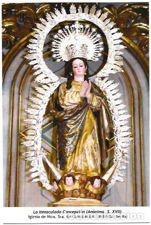Libros: POSTAL A7152: La Inmaculada Concepcion de la iglesia de Nuestra Se&ntilde;ora de la Consolacion en Umbrete,