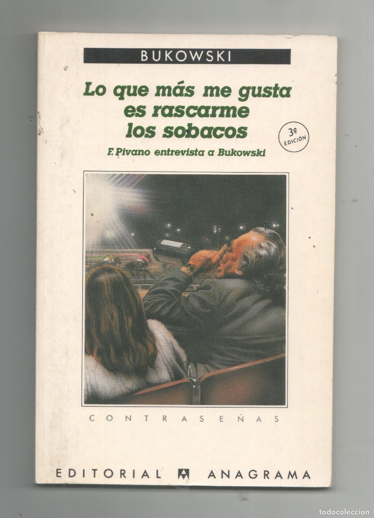 B&uuml;cher: Lo que m&aacute;s me gusta es rascarme los sobacos