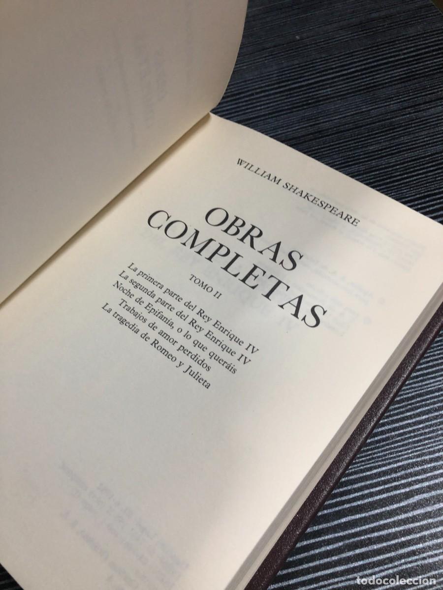 Libros: Obras Completas (Tomo II) William Shakespeare - Foto 4