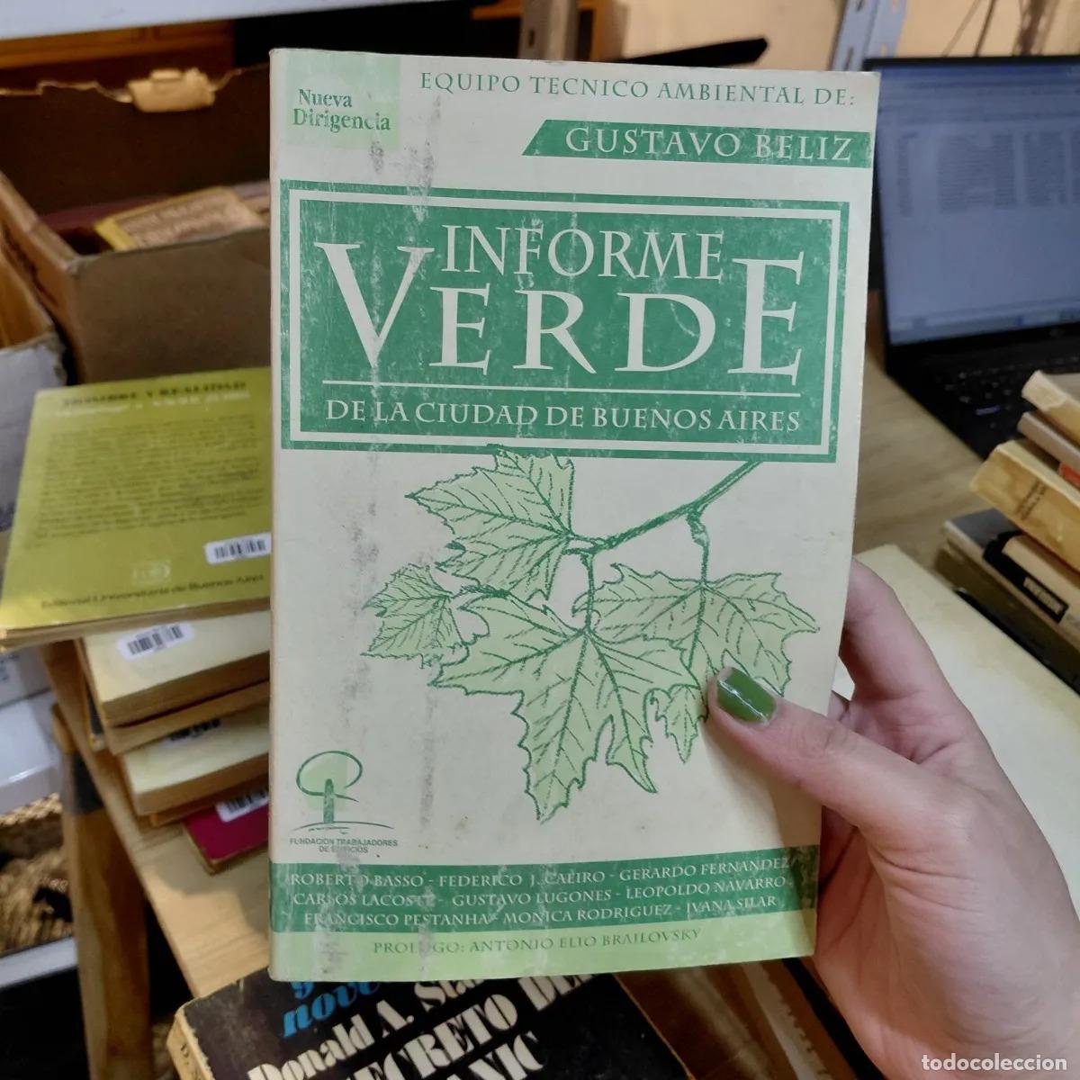 Libros: Informe verde de la Ciudad de BUenos Aires (det.) - Gustavo Beliz