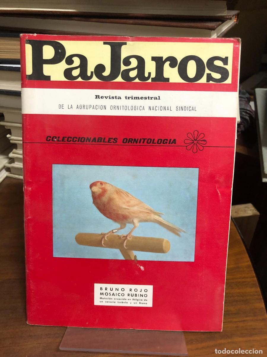 Libros: Revista P&aacute;jaros (Fondo rojo - Bruno Rojo Mosaico Rubino) Agrupaci&oacute;n Ornitol&oacute;gica Nacional Sindical