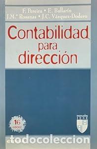 Libros: Contabilidad para direcci&oacute;n. - VV. AA. TDK974