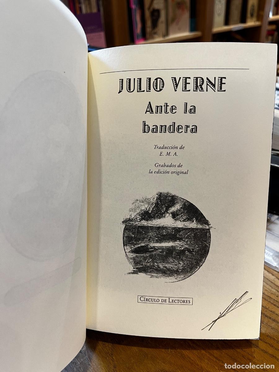 Libros: Ante la bandera - Julio Verne - Foto 3