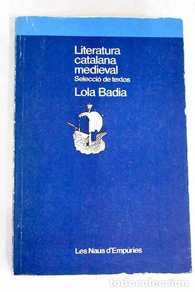 Libros: Literatura catalana medieval- 9788475960302